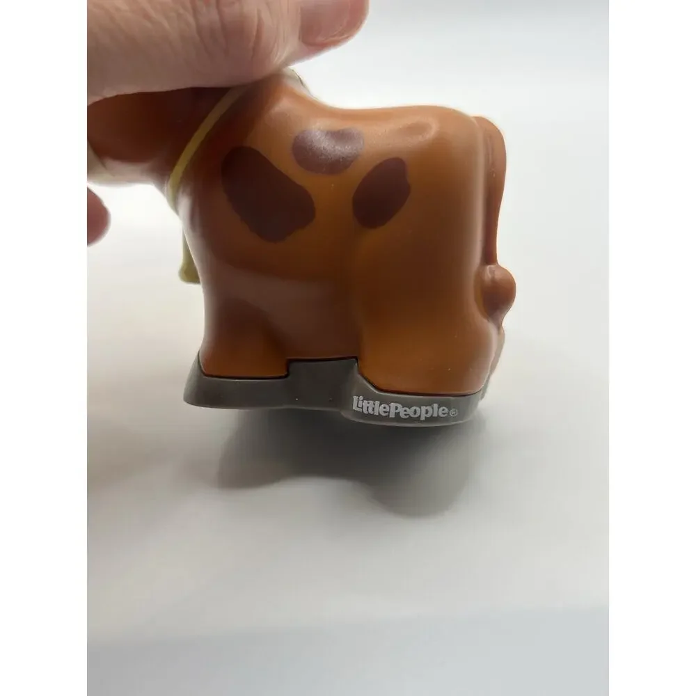 Fisher Price Little People Brown Farm Christmas Nativity Cow 2018